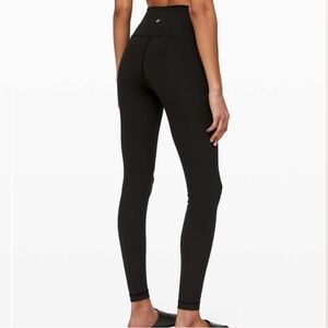 Lululemon Wunder Under High-Rise Tight 28" *Full-On Luxtreme in Black size 8